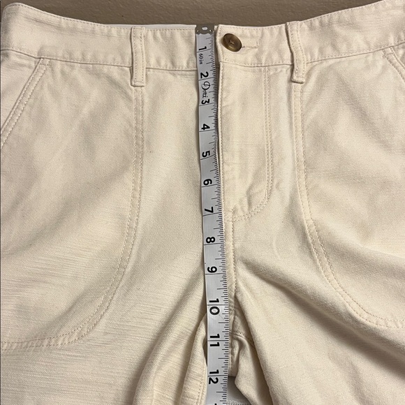 J.Crew Women's Cream Cotton Pants Size 4 NWOT - Picture 5 of 11